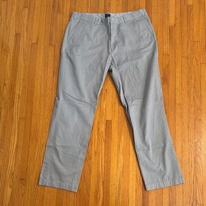 J.CREW THE BLEECKER GREY CHINO PANTS 40 x 33